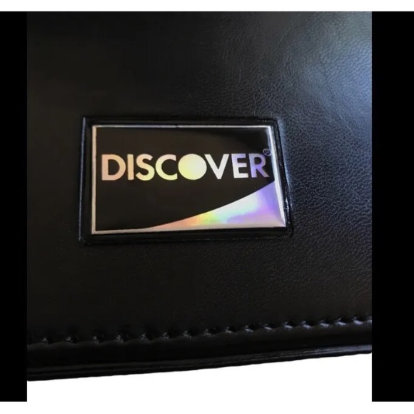 25 DISCOVER Double Panel Folding Check Presenter Restaurant Server Bill Book - Picture 3 of 8